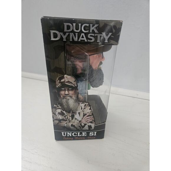 Funko Duck Dynasty Uncle Si Wacky Wobbler Talking Words Of Wisdom A&E New In Box - Picture 7 of 9